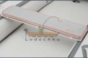 Мягкое сиденье для лодки 100см х 25см, Колибри КМ-270-330XL,КМ-400-450DSL,КМ-380-420СМ, серое