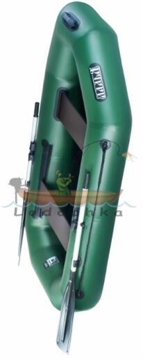 Лодка надувная гребная Ладья ЛТ-220ДЕ, подвижное сиденье