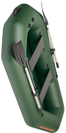 Човен надувний гребінний Kolibri K-240 Білий та слоненя-килимок