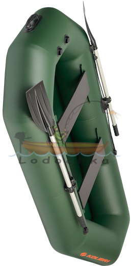 Лодка надувная гребная Kolibri K-240 Белая и слань-коврик