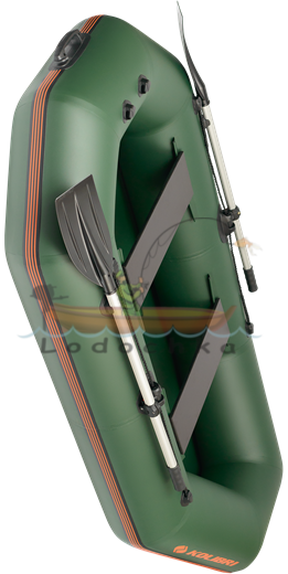 Лодка надувная гребная Kolibri K-240 Белая и слань-коврик