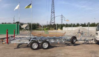 Двухосный прицеп для перевозки лодок длиной до 6.3 м