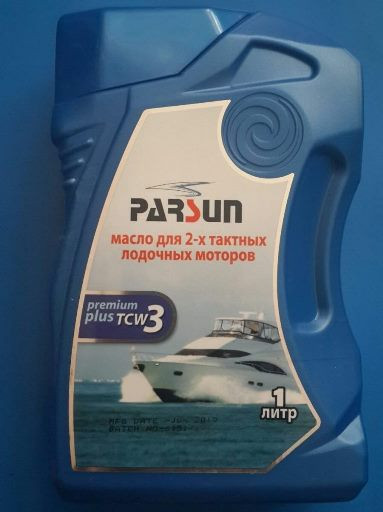 Олія для двотактних двигунів Parsun TC-w3, Premium Plus, 1 літр