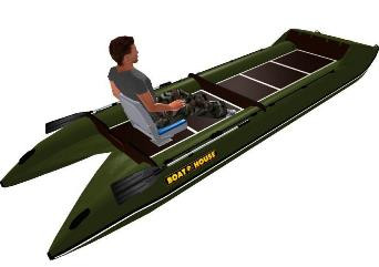 Катамаран надувной Boathouse SMART-FISHER-500