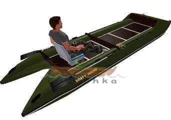 Катамаран надувной Boathouse SMART-FISHER-500