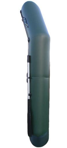 Лодка надувная гребная RING Thunder R-280LSKT F38, 950  плотность ПВХ, со слань-ковриком, светло-серая