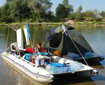 Катамаран надувний Boathouse FISHER-390