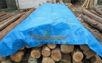 Тент универсальный Тарпаулин 2м*3м=6м2, темно - голубой, 90 гр/м2, Planta