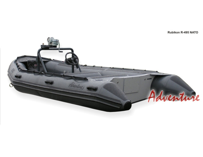 Лодка надувная моторная килевая Adventure Rubicon R-495
