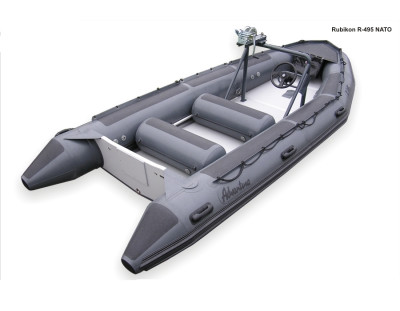 Лодка надувная моторная килевая Adventure Rubicon R-495