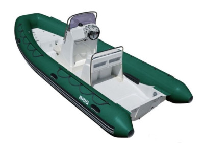 Лодка надувная моторная с пластиковым днищем BRIG Falcon Riders F570 DELUXE