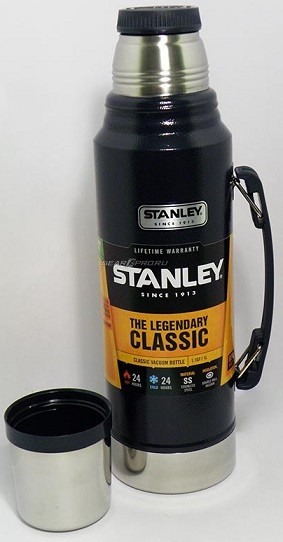 Легендарный классический термос Stanley с ручкой 1 л.