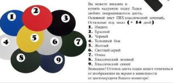 Лодка надувная гребная Ладья ЛТ-190