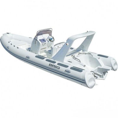 Лодка надувная моторная с пластиковым днищем BRIG RIB EAGLE E650L