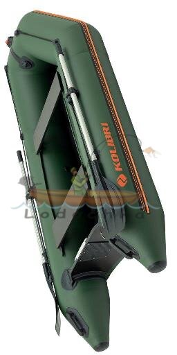 Лодка надувная моторная килевая Kolibri КМ-280D со слань-книжкой