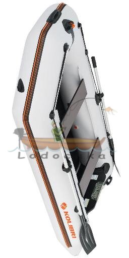 Лодка надувная моторная килевая Kolibri КМ-280D со слань-книжкой
