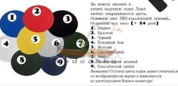 Лодка надувная гребная Ладья ЛТ-220-ДС