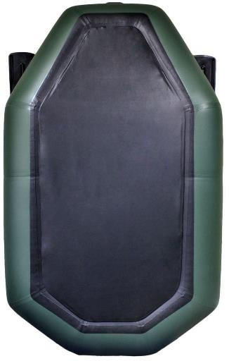 Лодка надувная гребная RING Thunder R-200L F32, 950 плотность ПВХ, без слань-коврика, тёмно-серая