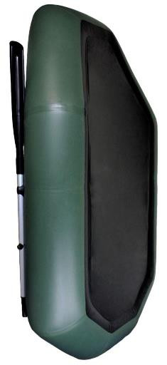 Лодка надувная гребная RING Thunder R-200L F32, 950 плотность ПВХ, без слань-коврика, светло-серая