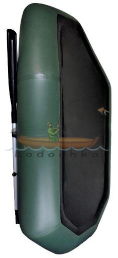 Лодка надувная гребная RING Thunder R-200L F32, 950 плотность ПВХ, без слань-коврика, светло-серая