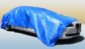 Тент універсальний Тарпаулін 3м*4м=12м2, сірий, Planta
