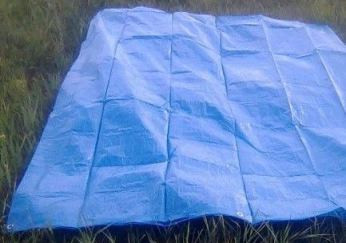 Тент універсальний Тарпаулін 3м*4м=12м2, сірий, Planta