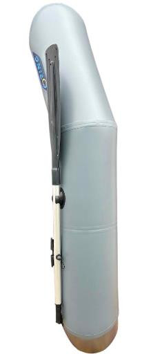 Лодка надувная гребная RING Thunder R-220LS F34, 950 плотность ПВХ, со слань-ковриком, тёмно-серая