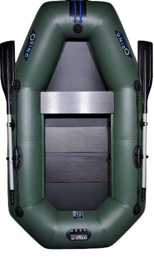 Човен надувний гребний RING Thunder R-220LS F34, 950 щільність ПВХ, зі слань-килимком, темно-сірий