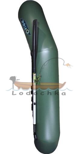 Лодка надувная гребная RING Thunder R-220LS F34, 950 плотность ПВХ, со слань-ковриком, тёмно-серая