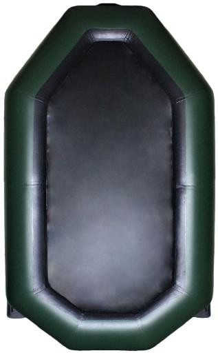 Лодка надувная гребная RING Thunder R-249LSKT F42, 950  плотность ПВХ, со слань-ковриком, тёмно-серая
