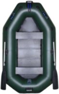 Лодка надувная гребная RING Thunder R-249LSKT F42, 950  плотность ПВХ, со слань-ковриком, тёмно-серая