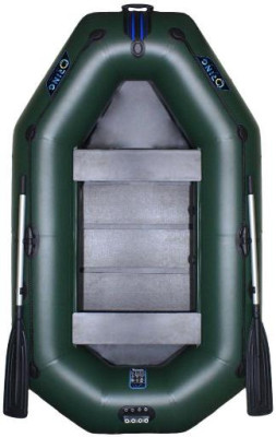 Лодка надувная гребная RING Thunder R-249LSKT F42, 950  плотность ПВХ, со слань-ковриком, тёмно-серая